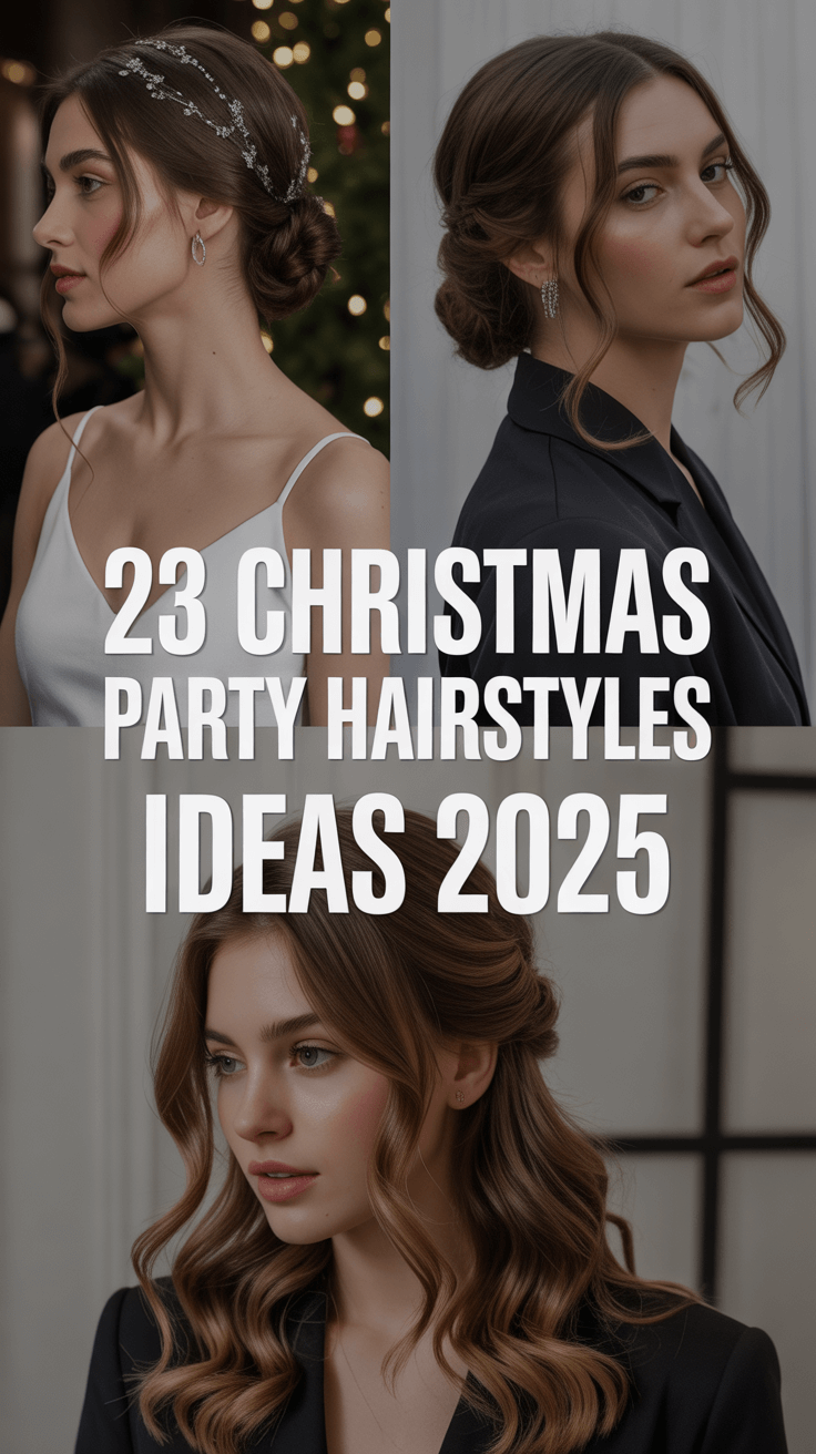 Christmas Party Hairstyles Ideas 2025: Elegant, Easy & Fun Looks for Every Hair Length