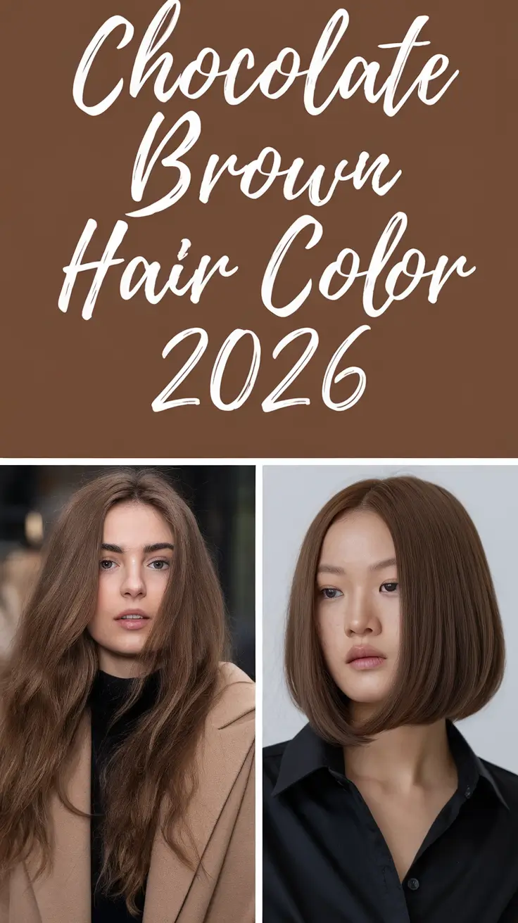 Chocolate Brown Hair Color 2026: Soft, Glossy, and Rich Trends for Every Skin Tone