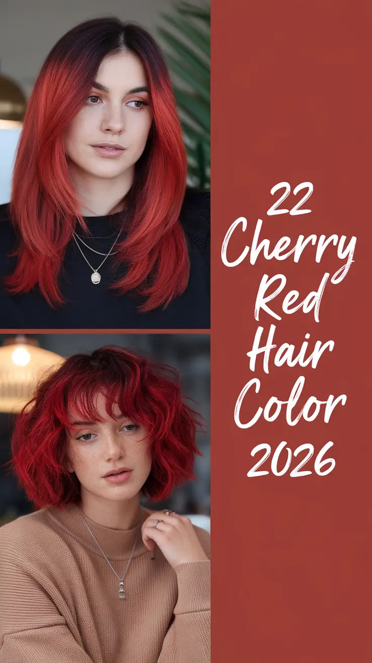 Cherry Red Hair Color 2026: Bold, Bright & Beautiful Ideas for Every Skin Tone
