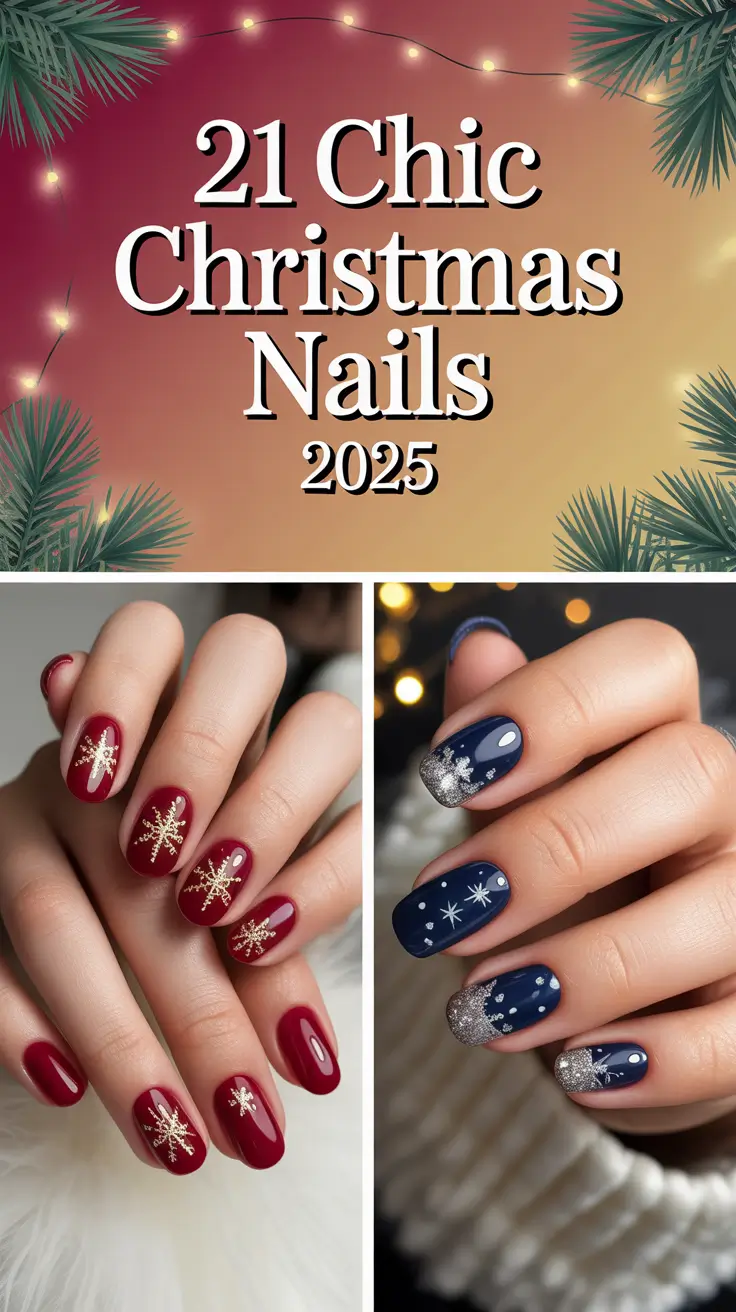 Chic Christmas Nails 2025: Trendy Festive Designs & Winter Inspo for Every Style