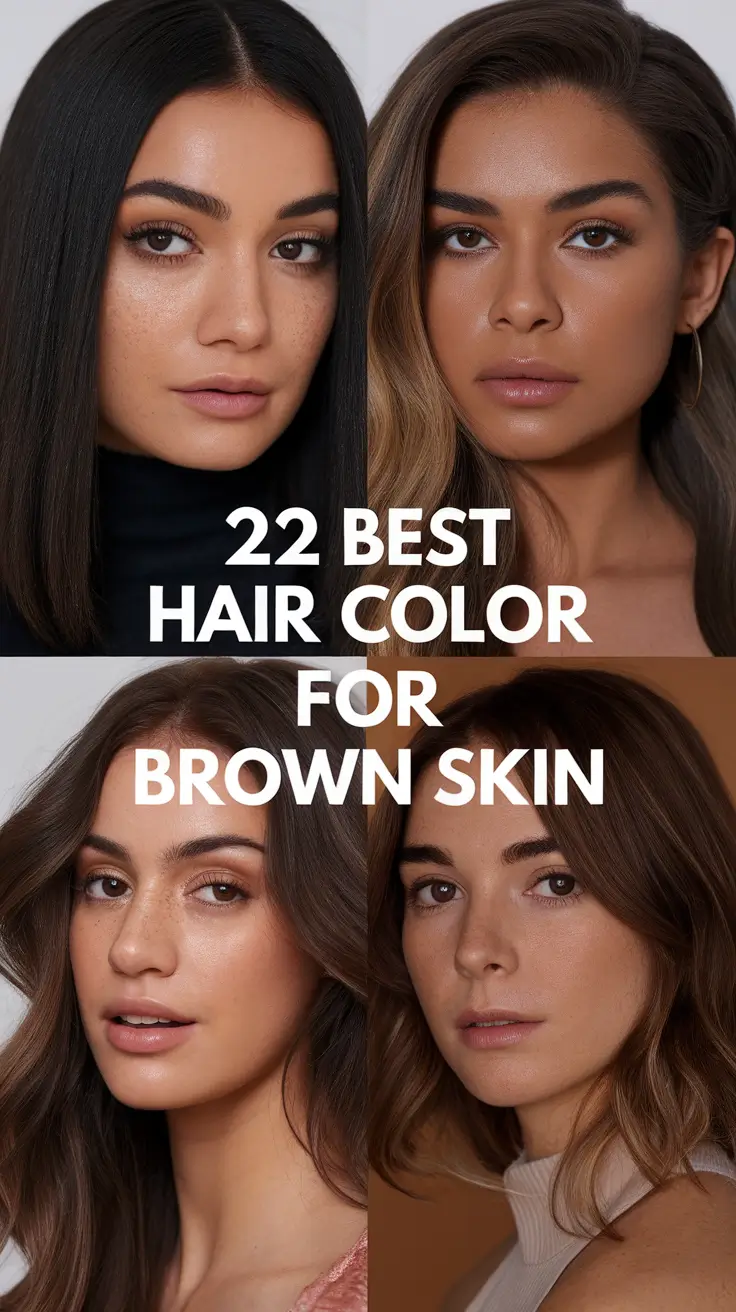 Best Hair Color for Brown Skin 2026: Trendy and Natural Shades That Glow