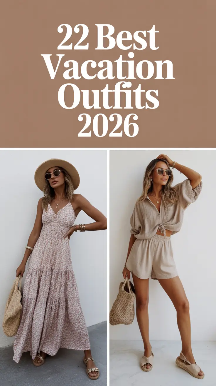 Best Vacation Outfits 2026: Classy & Tropical Style Ideas for Every Destination