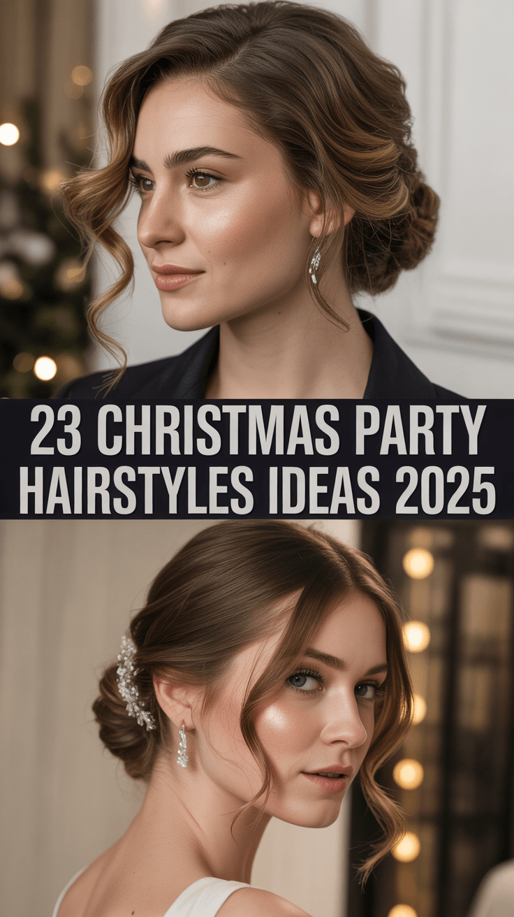 Christmas Party Hairstyles Ideas 2025: Elegant, Easy & Fun Looks for Every Hair Length