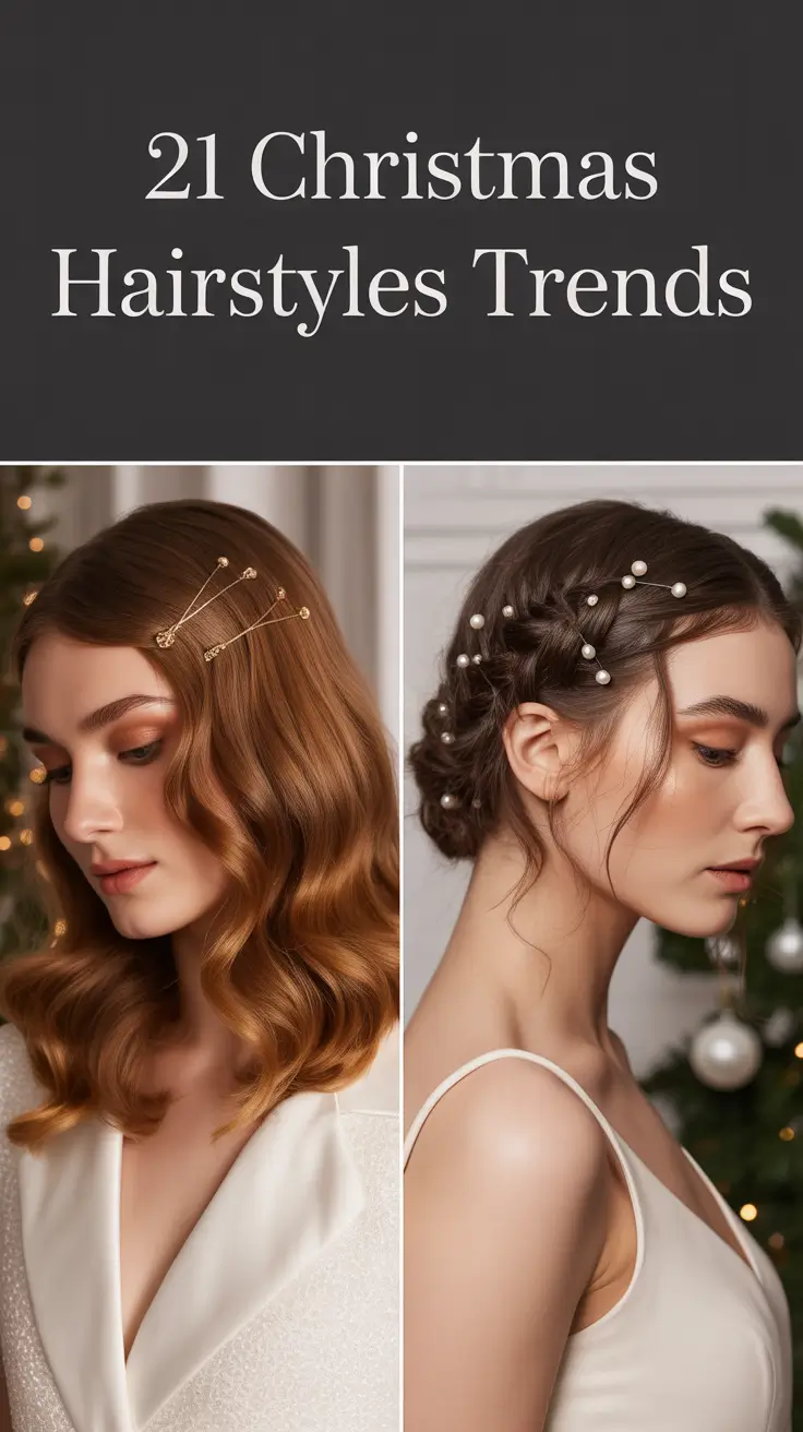 Christmas Hairstyles Trends 2025: Cute & Easy Holiday Hair Ideas for Women