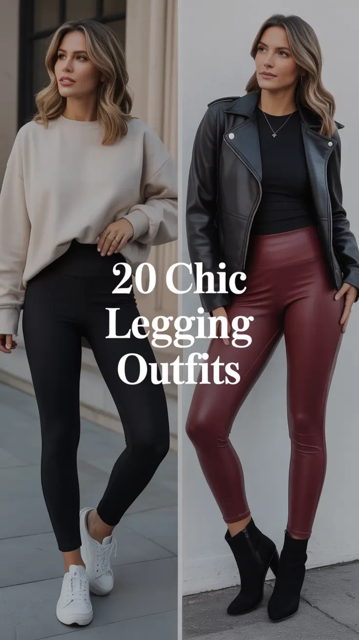 Chic Legging Outfits 2026: Stylish, Casual & Aesthetic Looks for Every Season