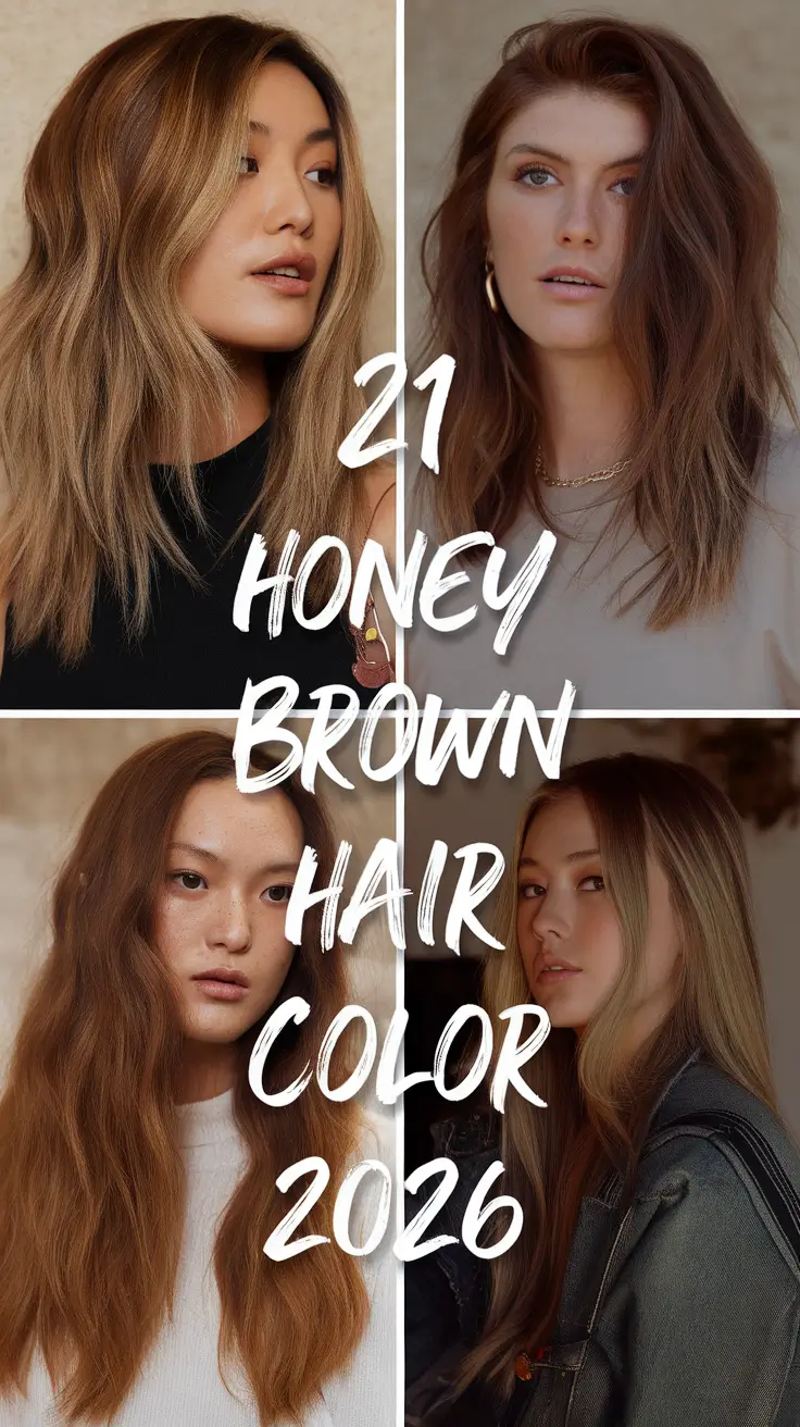 Honey Brown Hair Color 2026: Golden Caramel Balayage Ideas You’ll Adore