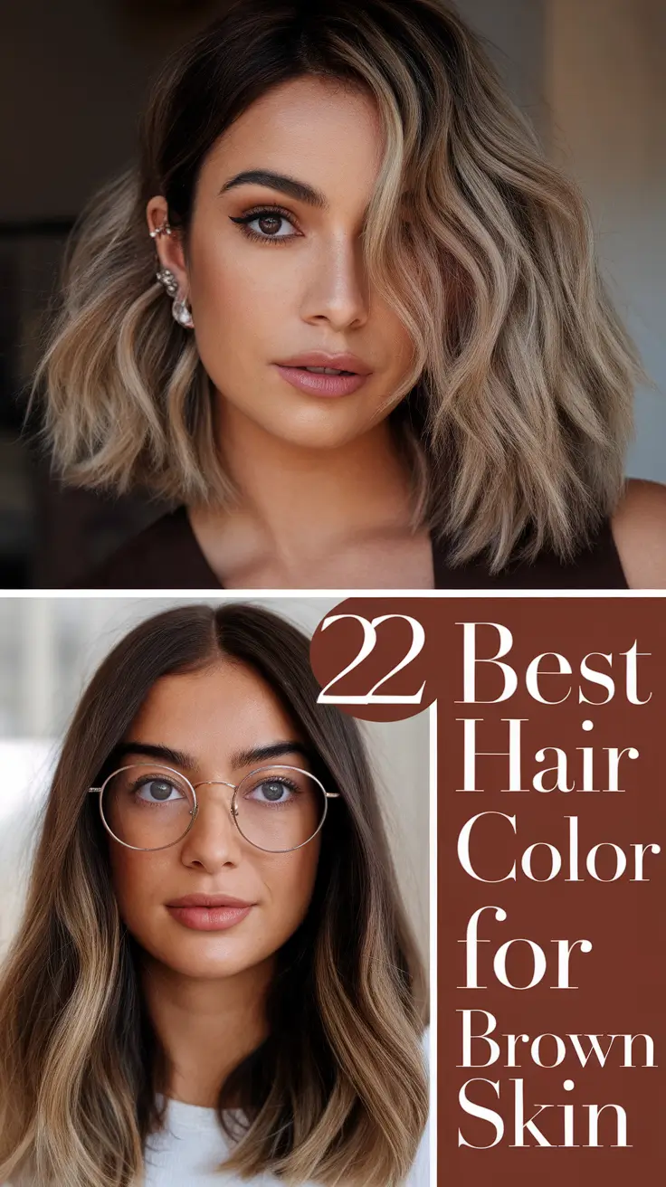Best Hair Color for Brown Skin 2026: Trendy and Natural Shades That Glow