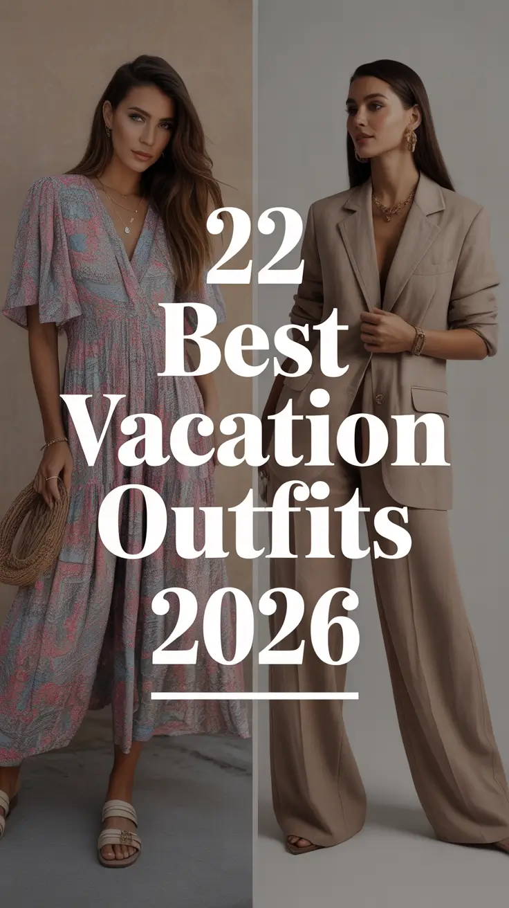 Best Vacation Outfits 2026: Classy & Tropical Style Ideas for Every Destination