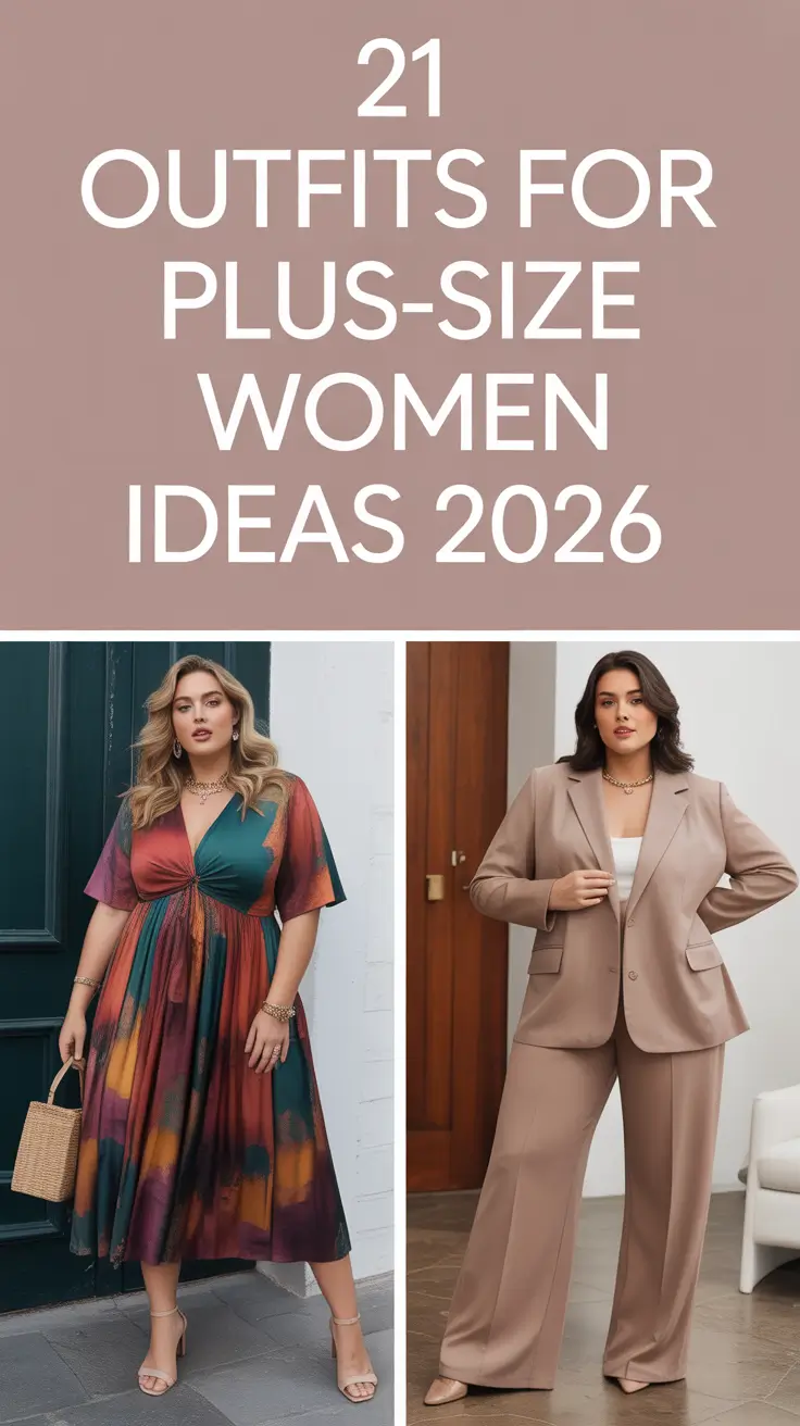 Outfits for Plus-Size Women Ideas 2026: Aesthetic, Casual & Office Looks to Love
