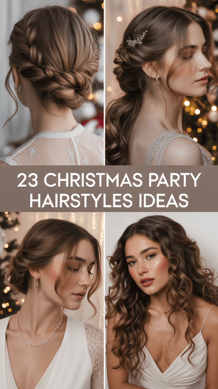 Christmas Party Hairstyles Ideas 2025: Elegant, Easy & Fun Looks for Every Hair Length