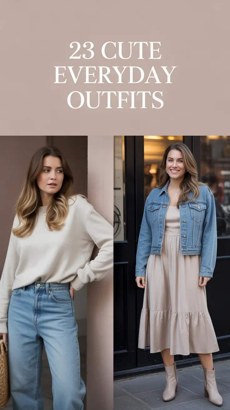 Cute Everyday Outfits 2026 — Classy, Chic & Easy Style Inspiration for Modern Women