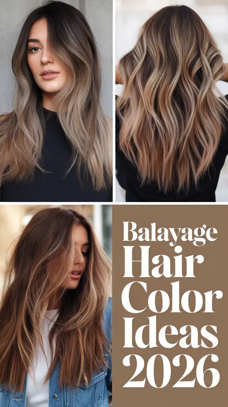 Balayage Hair Color Ideas 2026: The Best Blonde, Caramel & Brunette Trends for Every Skin Tone