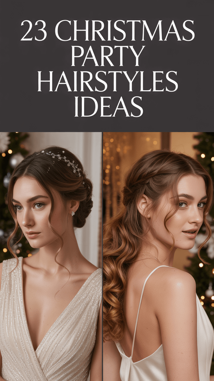 Christmas Party Hairstyles Ideas 2025: Elegant, Easy & Fun Looks for Every Hair Length