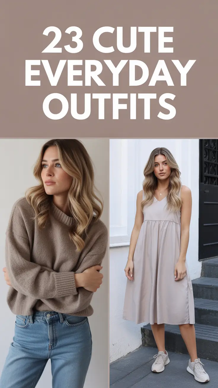 Cute Everyday Outfits 2026 — Classy, Chic & Easy Style Inspiration for Modern Women