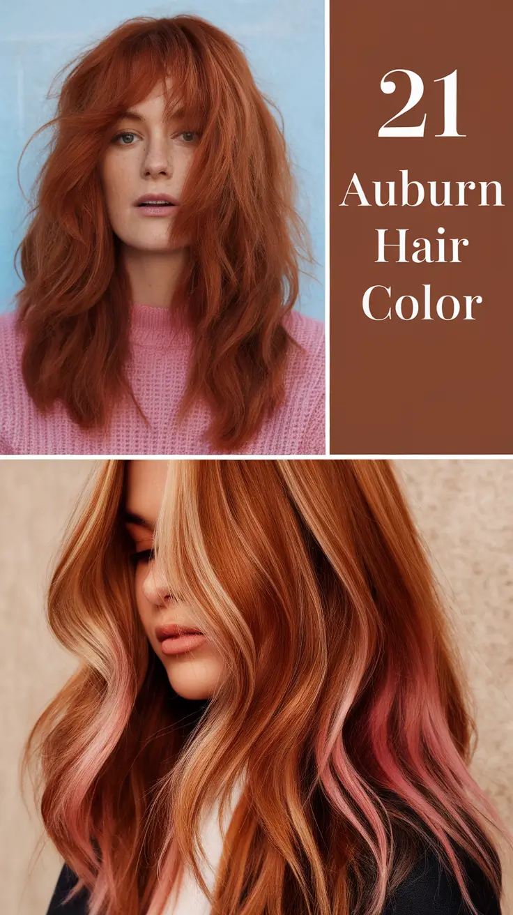 Auburn Hair Color 2026: The Most Radiant Copper, Brown, and Red Ideas for Every Skin Tone