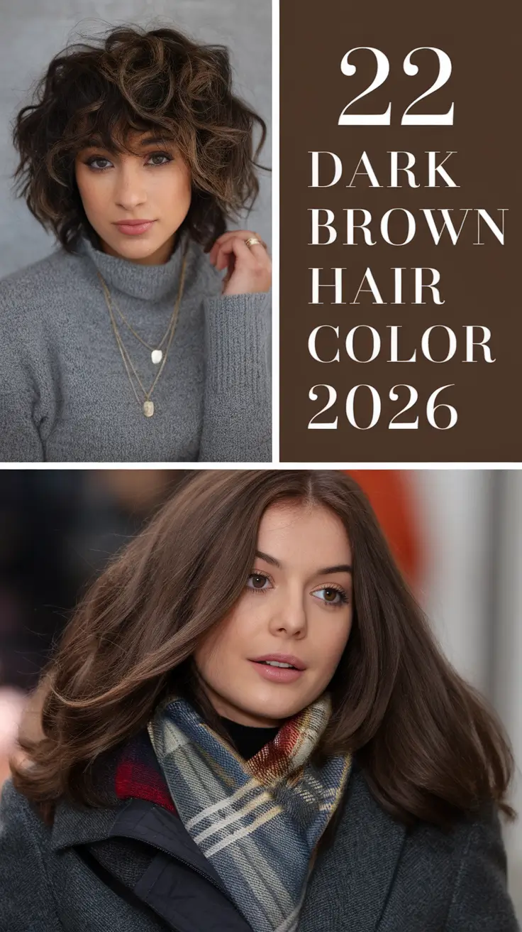 Dark Brown Hair Color 2026: Rich, Dimensional Shades That Redefine Classic Brunette Beauty