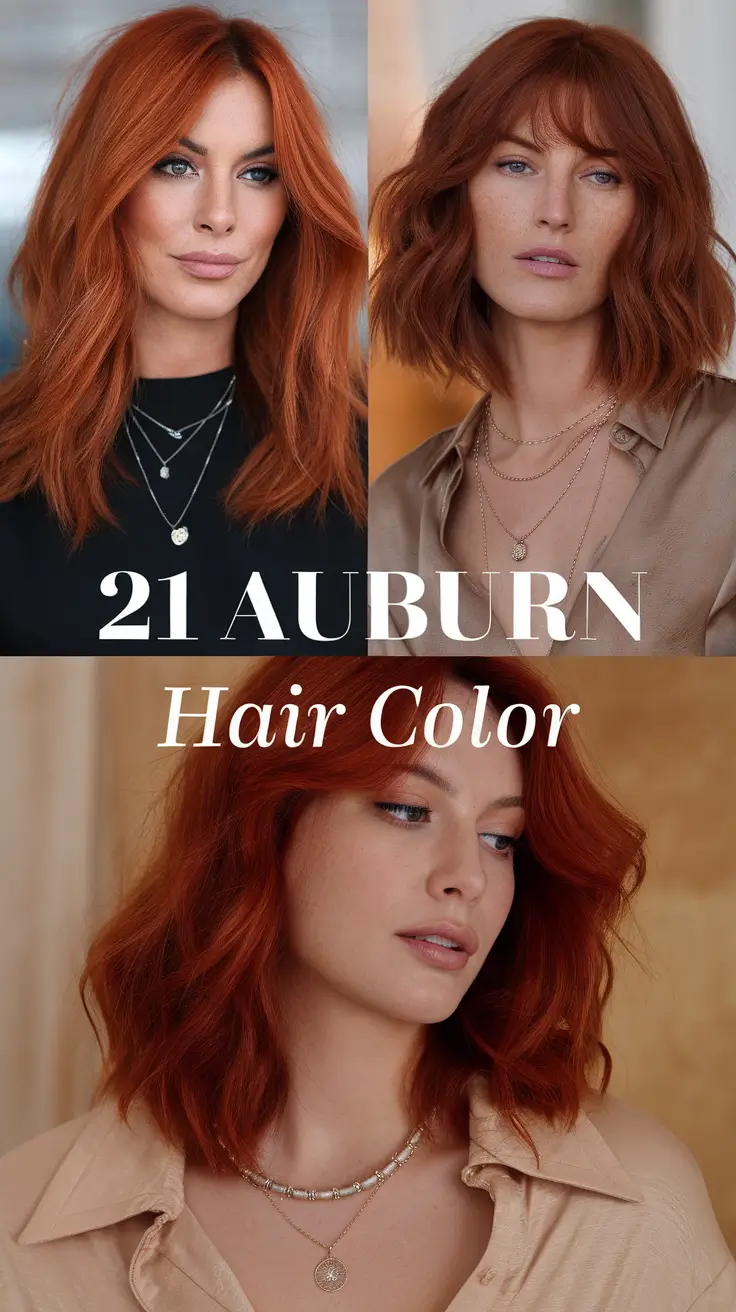 Auburn Hair Color 2026: The Most Radiant Copper, Brown, and Red Ideas for Every Skin Tone