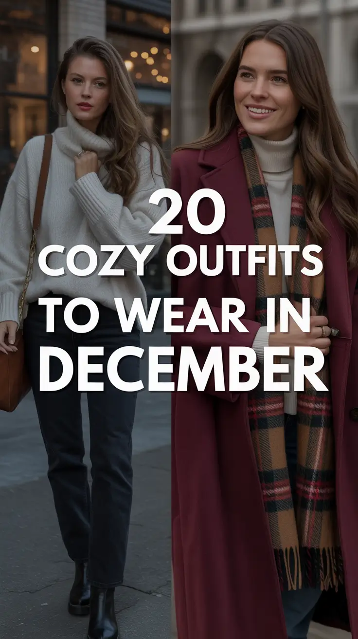 Cozy Outfits to Wear in December 2025: Stylish Winter Looks for School, Work & Rainy Days