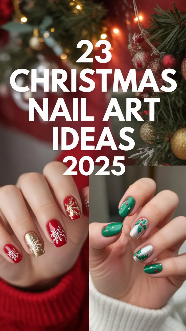 Christmas Nail Art Ideas 2025: Sparkling Designs & Easy Winter Inspiration for Every Style