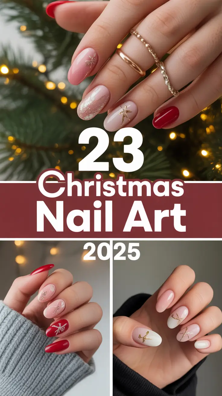 Christmas Nail Art Ideas 2025: Sparkling Designs & Easy Winter Inspiration for Every Style
