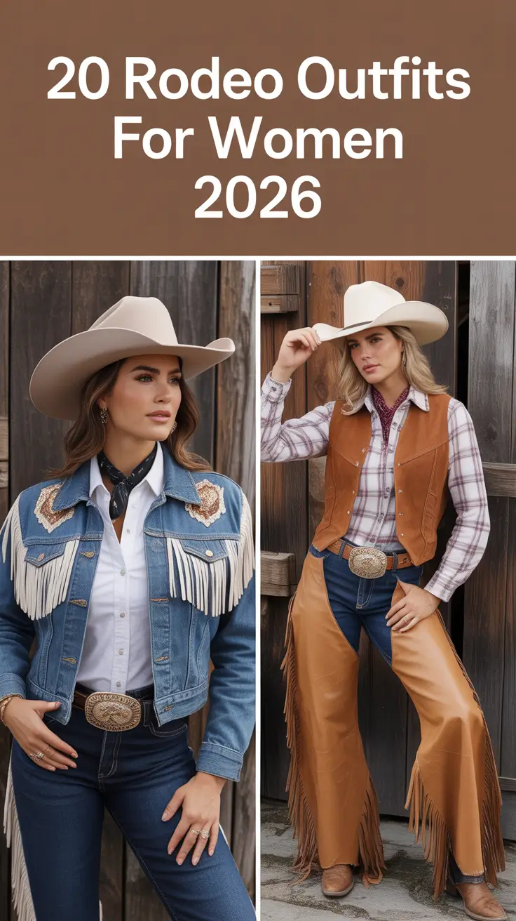 Rodeo Outfits for Women 2026: Trendy Western Inspo and Cute Cowgirl Style Ideas for Every Season