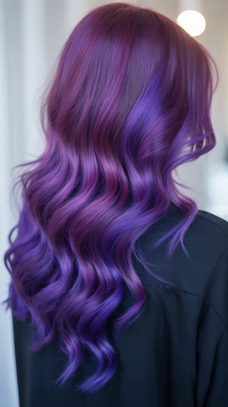 Rich Purple Hair Color 2026 Amethyst Cascade