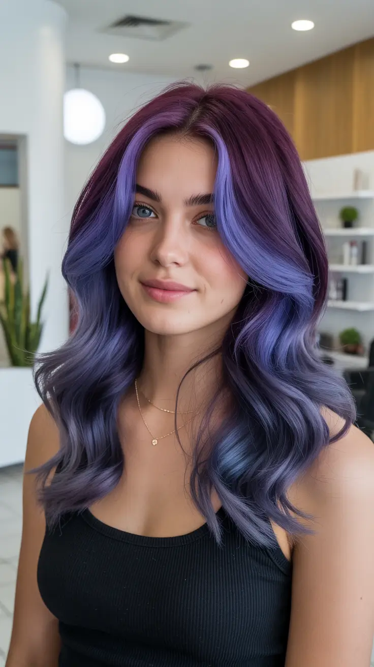 Rich Purple Hair Color 2026 Smokey Blueberry Melt
