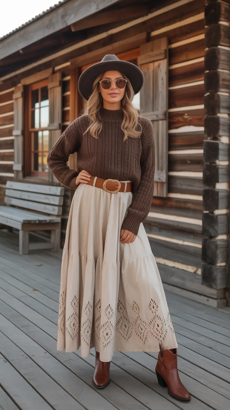 rodeo outfits for women 2026 Cozy Cabin Elegance