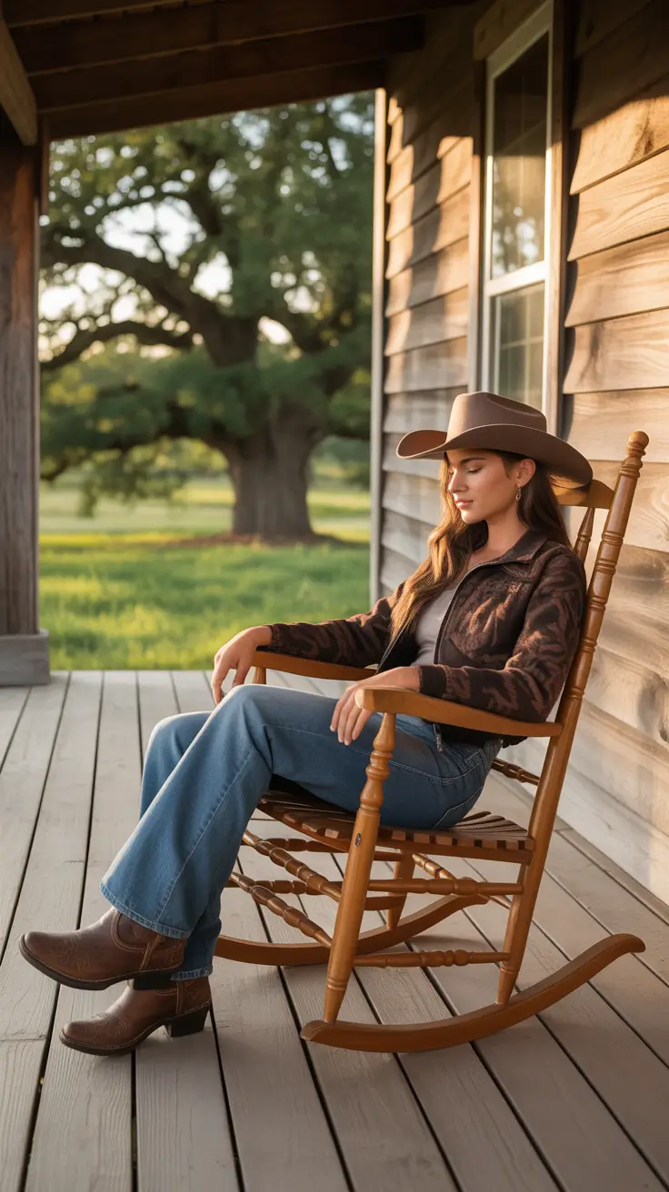 rodeo outfits for women 2026 Porchside Serenity