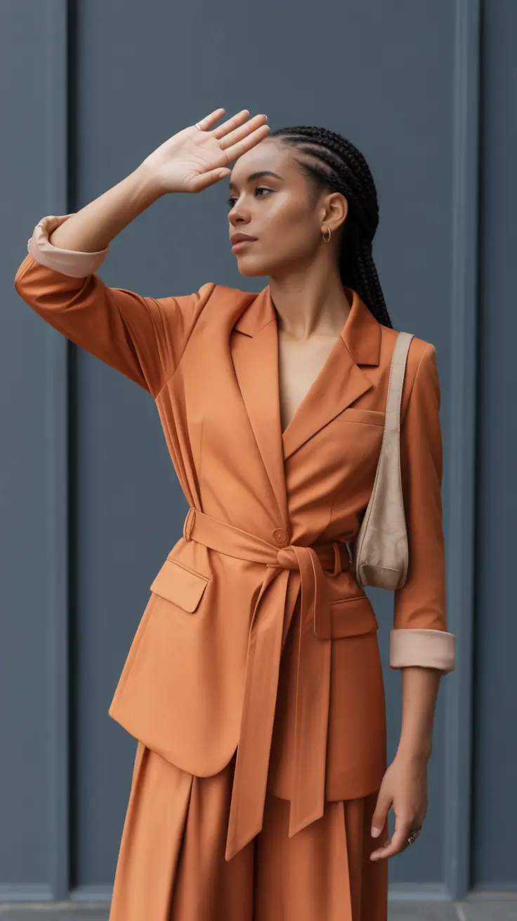 outfits for black women classy Terracotta Power