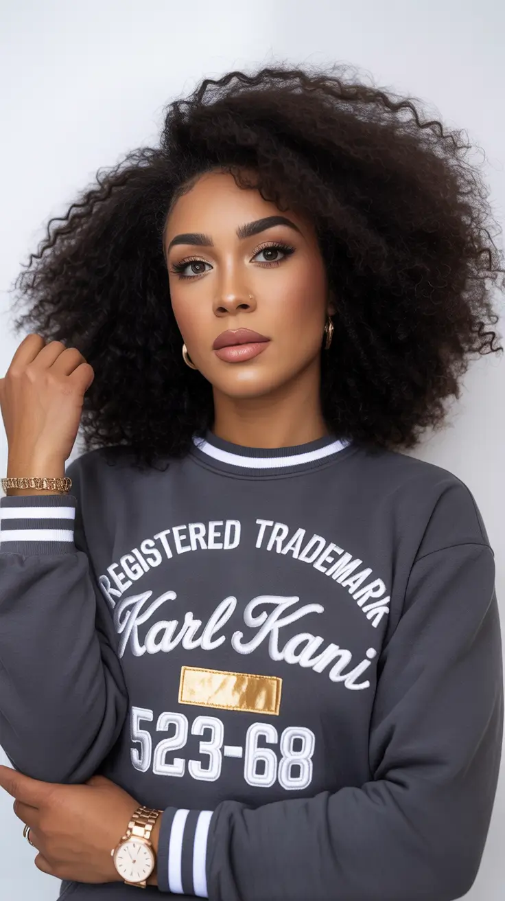 outfits for black women casual Sporty Luxe with Attitude