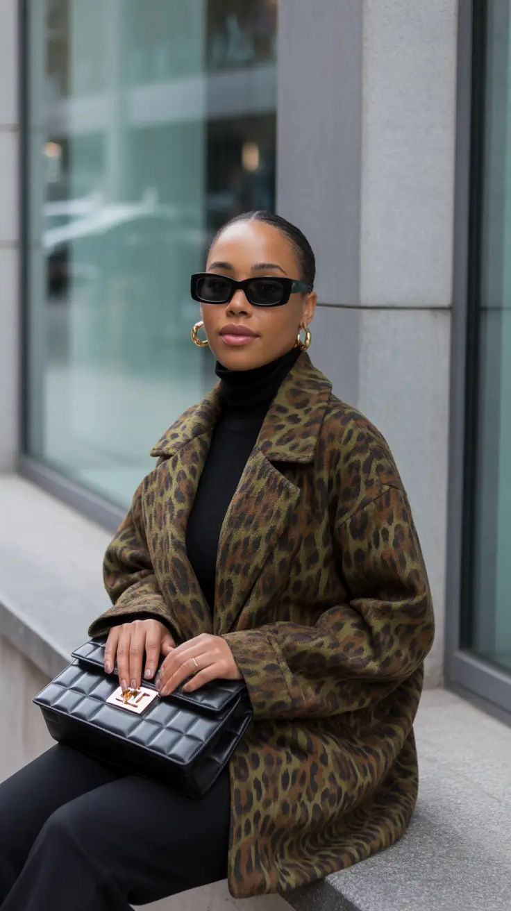outfits for black women classy Leopard Luxe