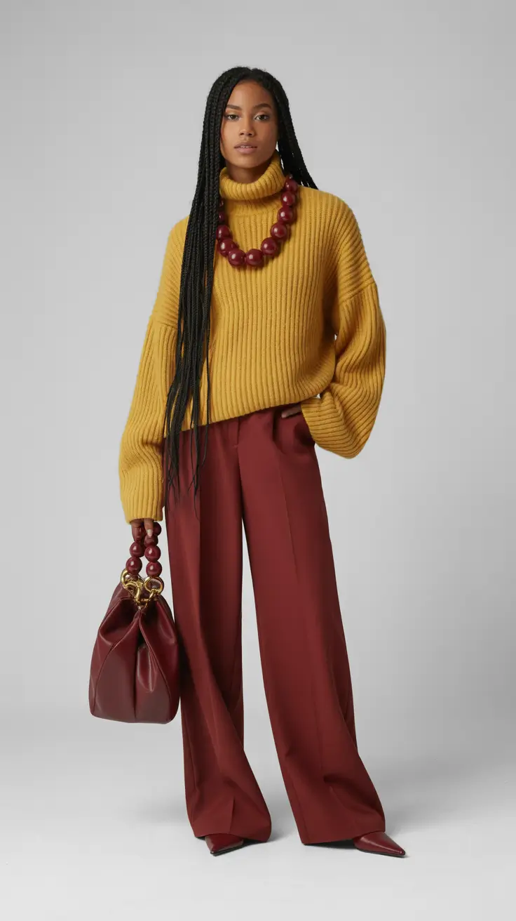 outfits for black women fall Golden Warmth for Autumn Days