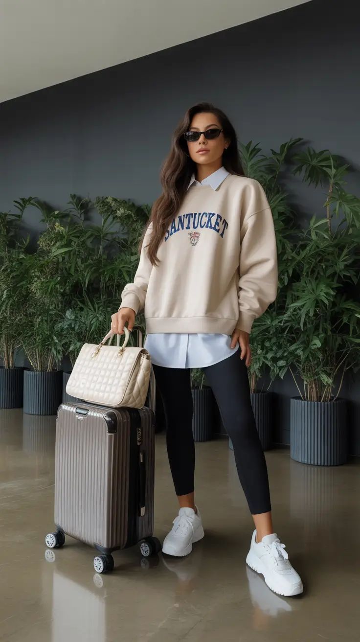 travel outfits for women 2026 Effortless Airport Cool