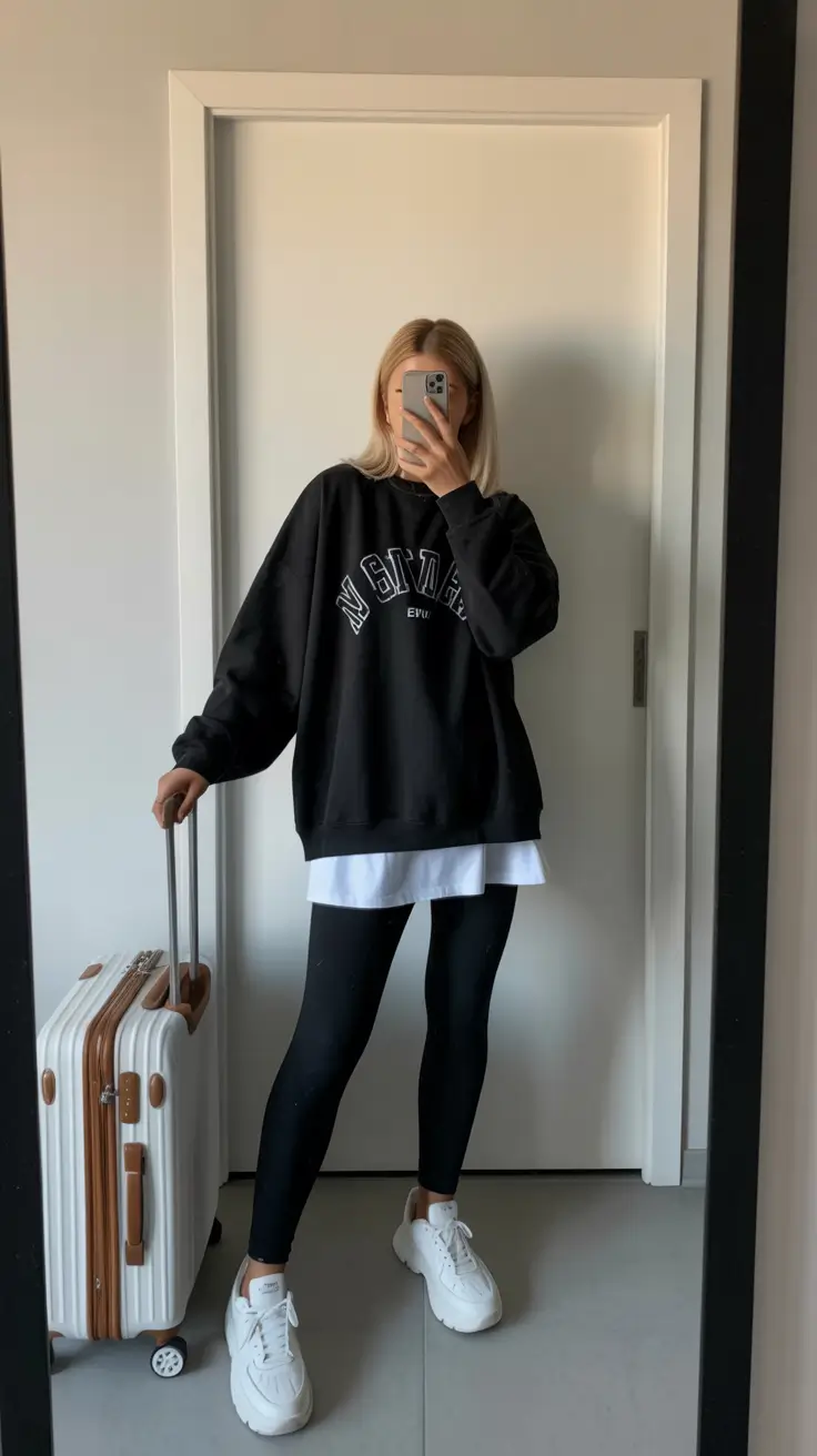 travel outfits for women 2026 Sporty Layers Revival