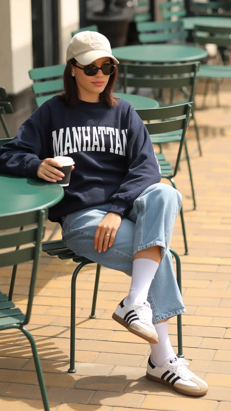 travel outfits for women 2026 Casual Coffee Stop