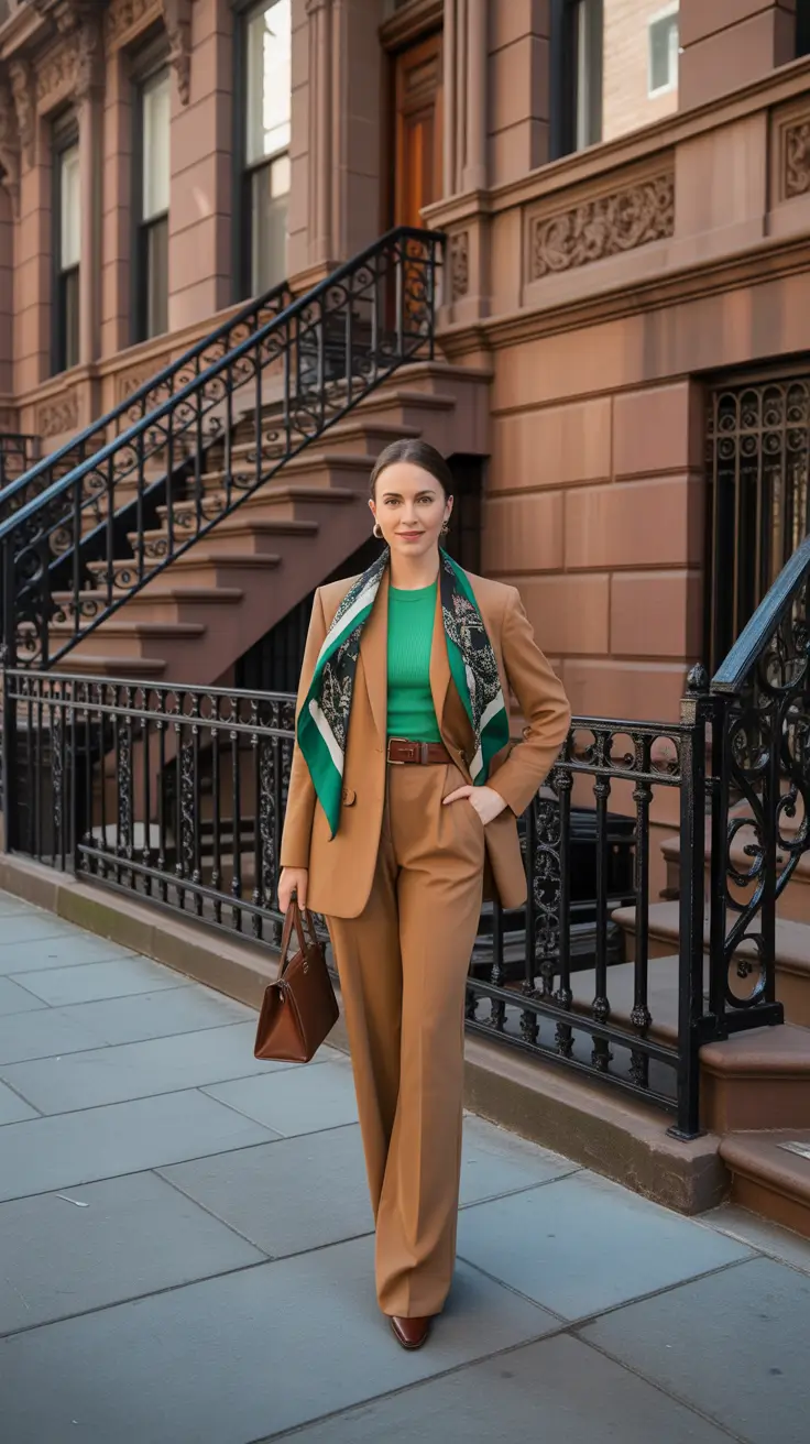 Trendy cute outfits 2026 Classic Camel with a Twist