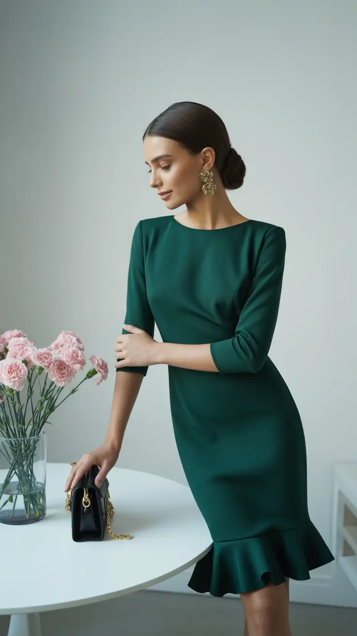 Trendy winter outfits 2026 Emerald Evenings