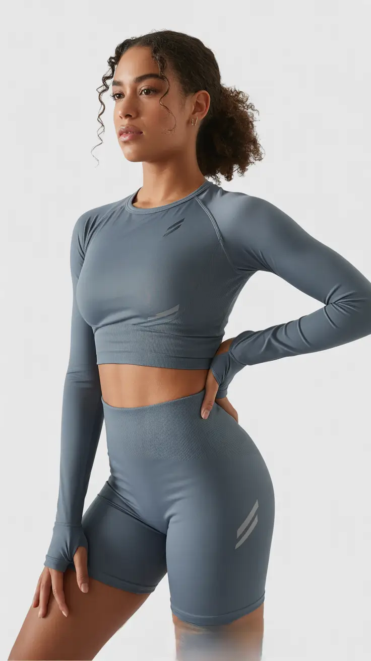 Trendy Women Workout Outfits 2026 Steel Grace