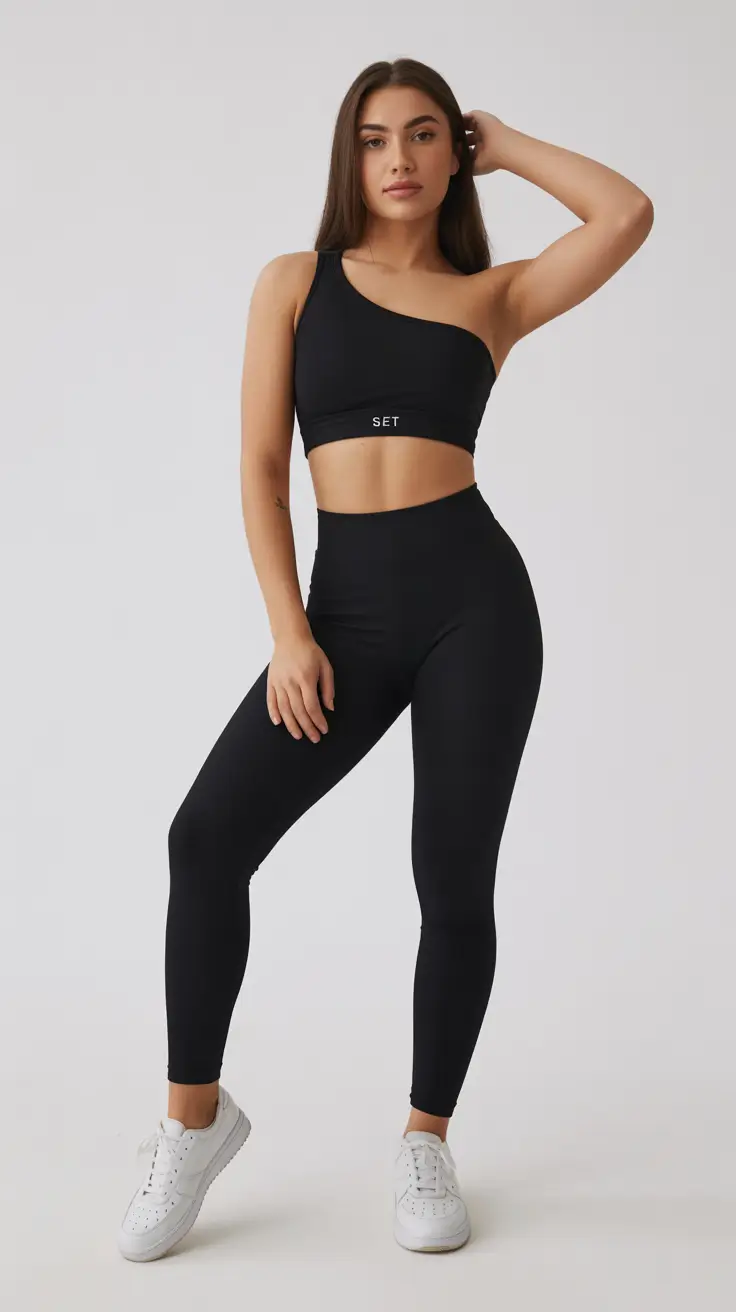Trendy Women Workout Outfits 2026 Effortless Noir