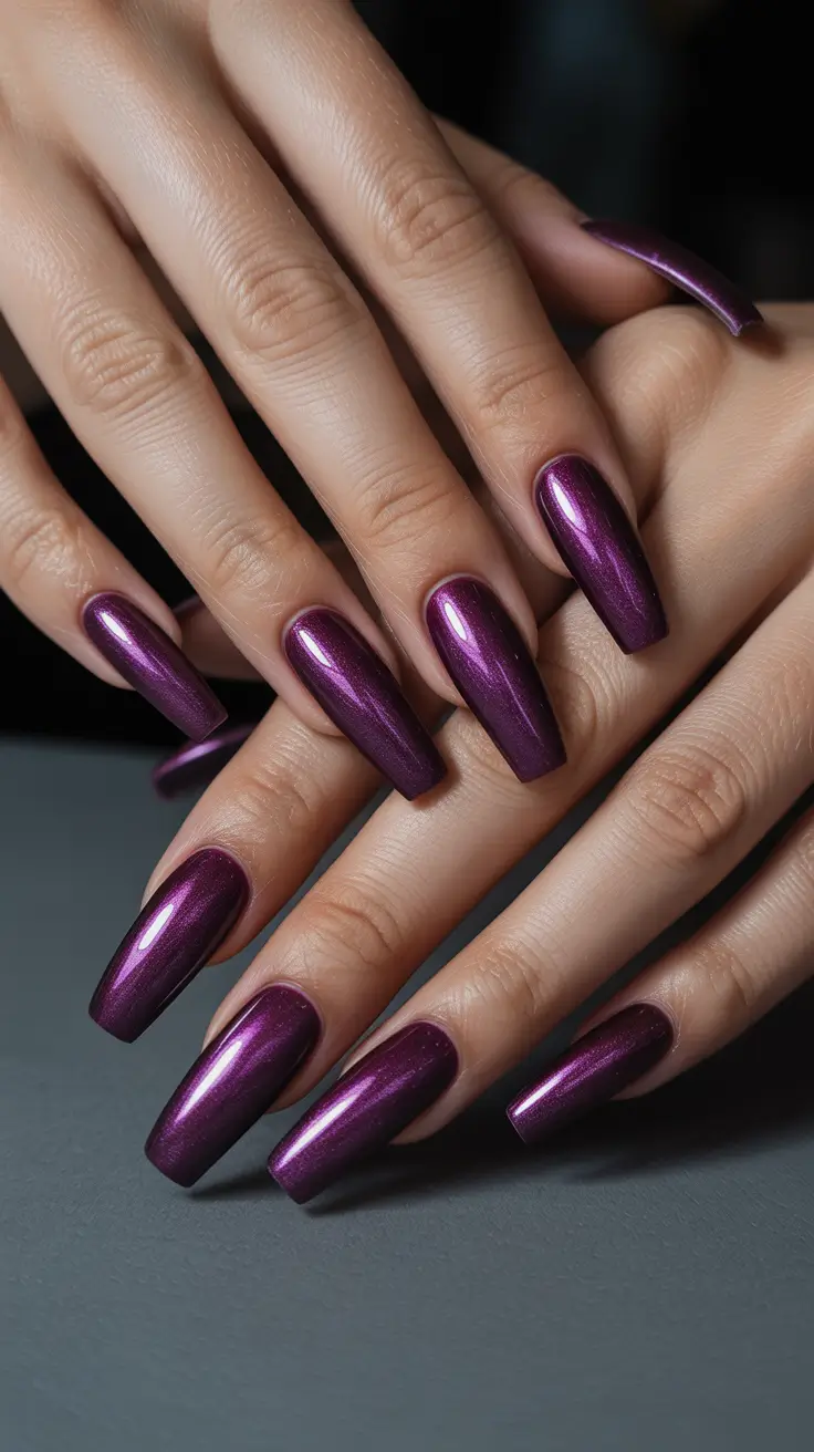 Winter Nails December 2025 Design Ideas Amethyst Glow