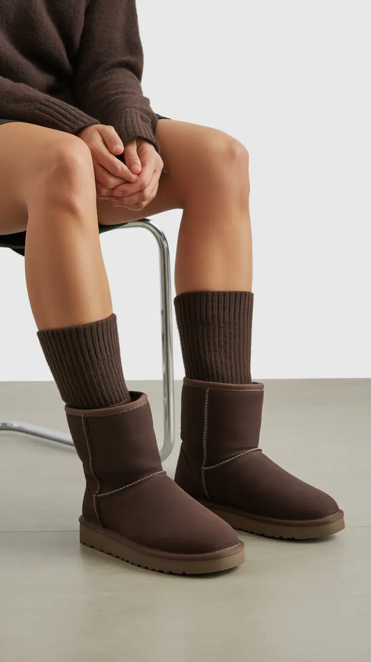 Winter Ugg outfits 2026 Soft Mocha Layers