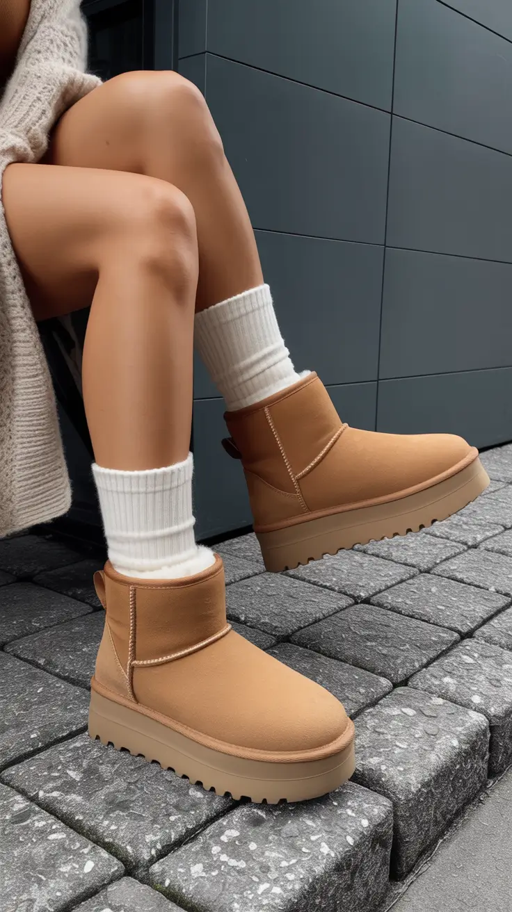 Winter Ugg outfits 2026 Modern Platform Comfort