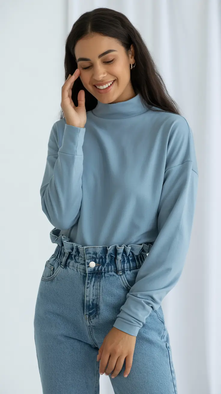 women trendy outfits 2026 Cool Blue Ease