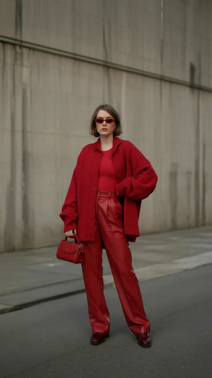 women trendy outfits 2026 Crimson Command