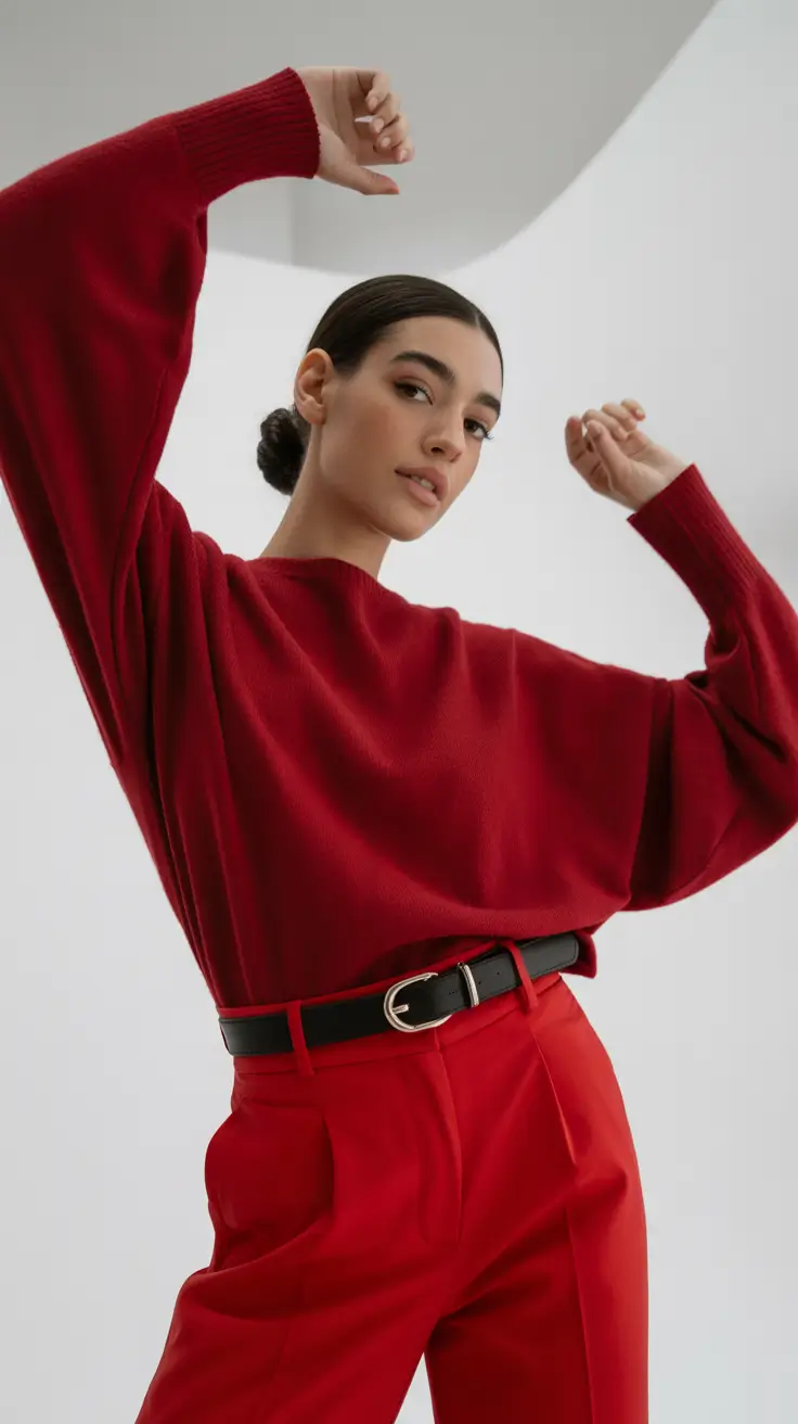 women trendy outfits 2026 Monochrome Energy