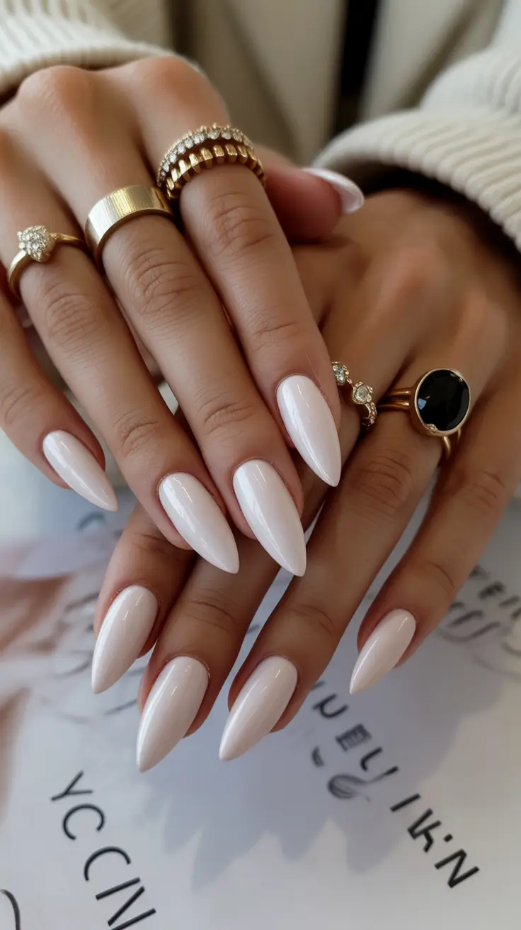 almond-nails-designs-Soft-White-Almonds-With-a-Clean-Modern-Finish