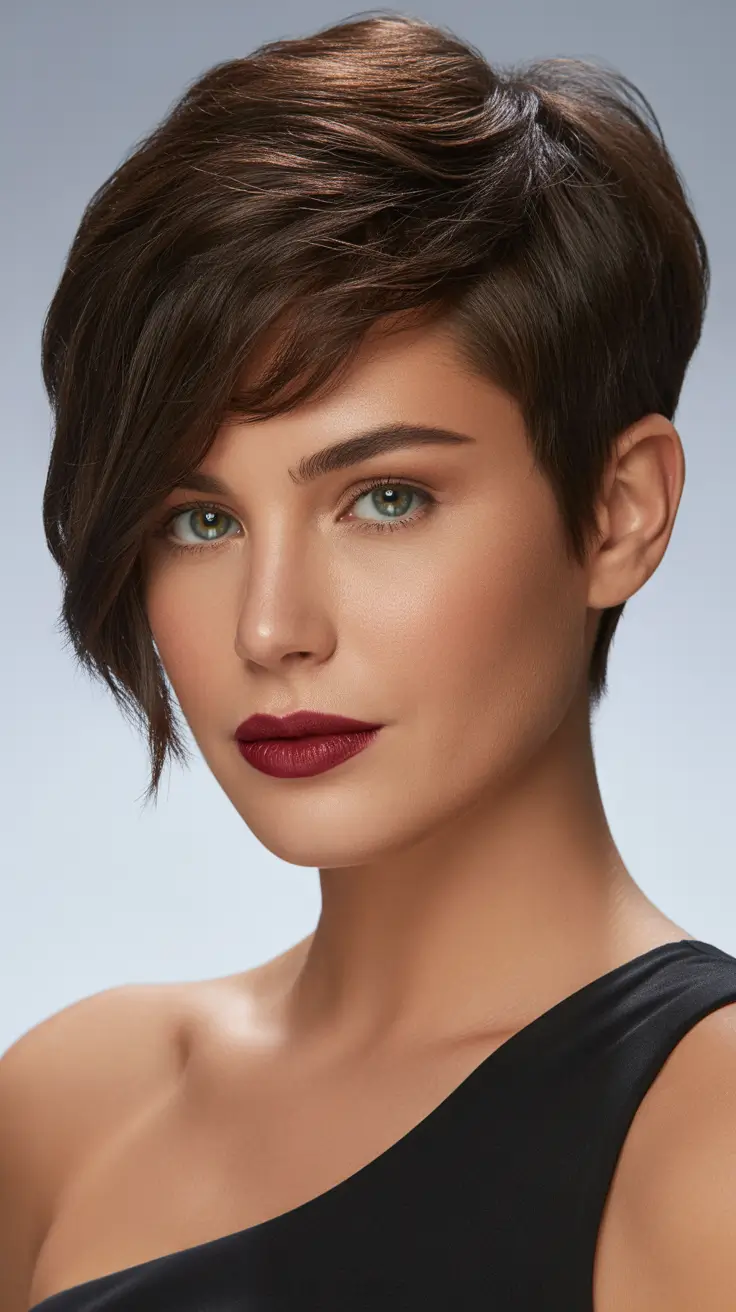 Best asymmetrical pixie haircuts 2026 Velvet Noir