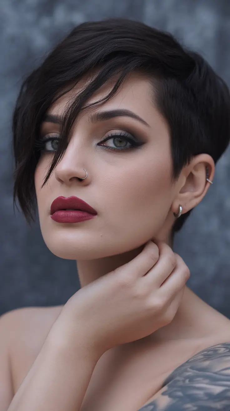 Best asymmetrical pixie haircuts 2026 Smoky Rebel