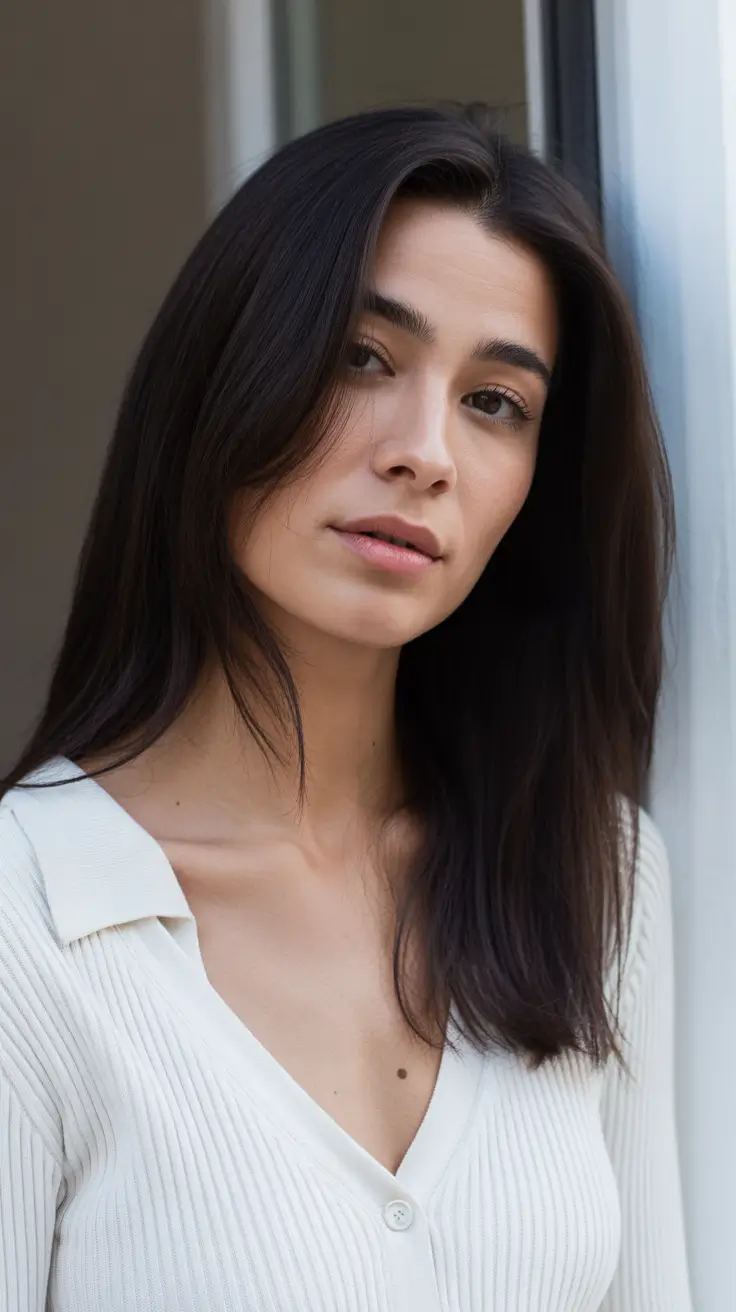 Best haircut ideas 2026 Minimalist Mid-Length With Airy Natural Texture